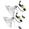 Ipower Simple Deluxe 2-PACK Clamp Lamp Light w/ 8.5-Inch Reflector, UL Listed, 2PK HIWKLTCLAMPLIGHTMX2